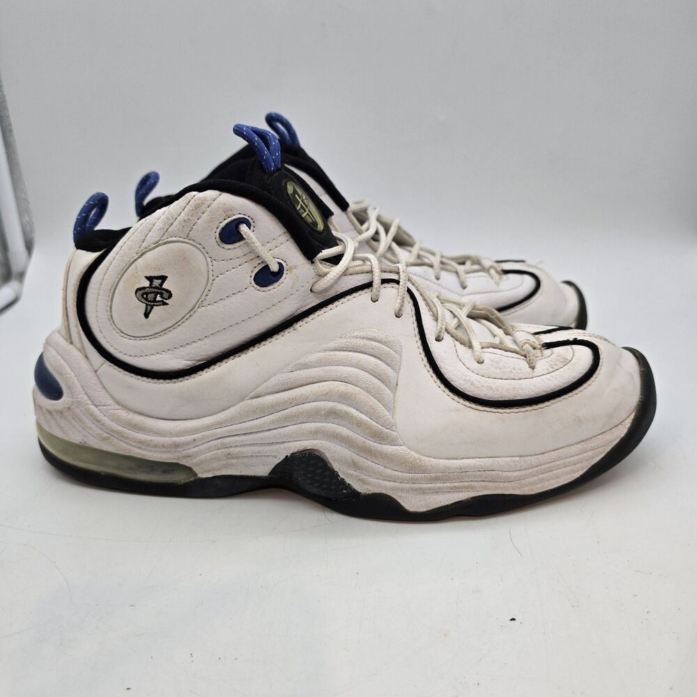 Size 10 M - Nike Air Penny II White Royal (2016) 333886-100 Pre-Owned